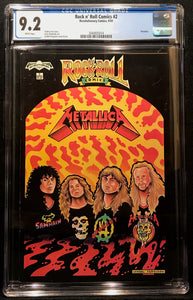 Rock n' Roll Comics: Metallica #  2 1st Printing CGC 9.2