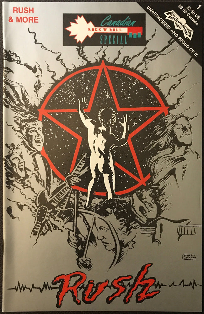 Rock 'n' Roll Comics #Special Issue #1: Rush VF+ (8.5)