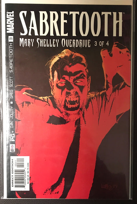 Sabertooth: Mary Shelley Overdrive #1-4 NM (9.4)
