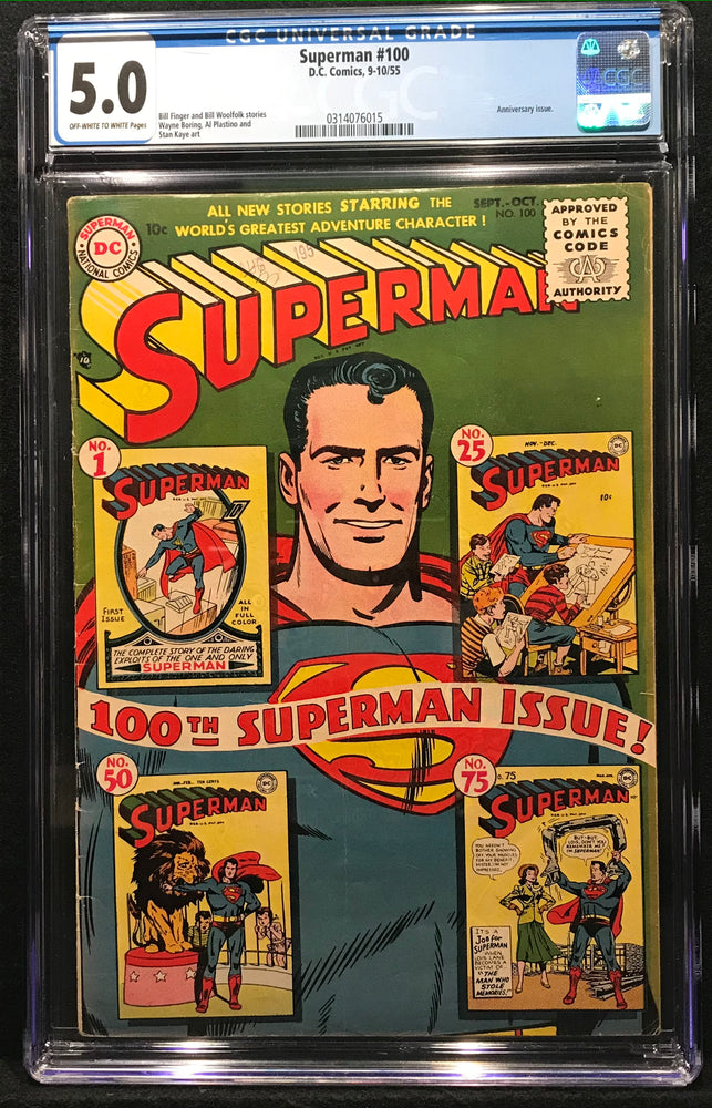 Superman #100 CGC 5.0