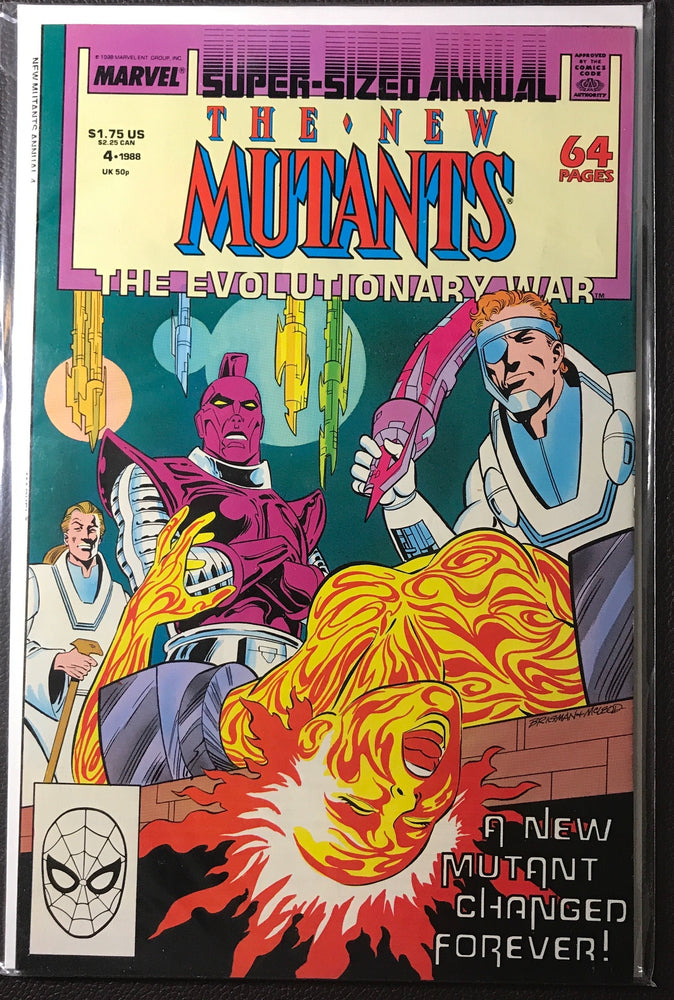 The New Mutants Annual #  4 VF- (7.5)