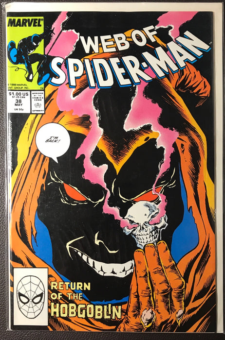 Web of Spider-Man # 38 NM (9.4)