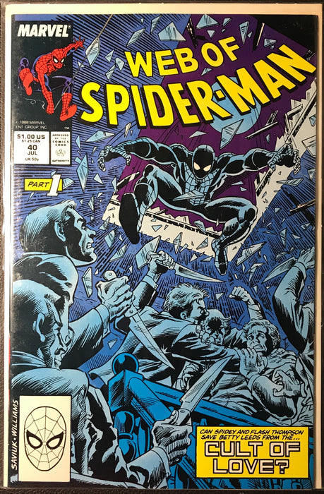 Web of Spider-Man # 40 NM (9.4)