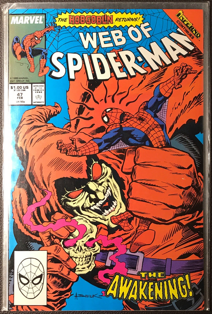 Web of Spider-Man # 47 NM+ (9.6)