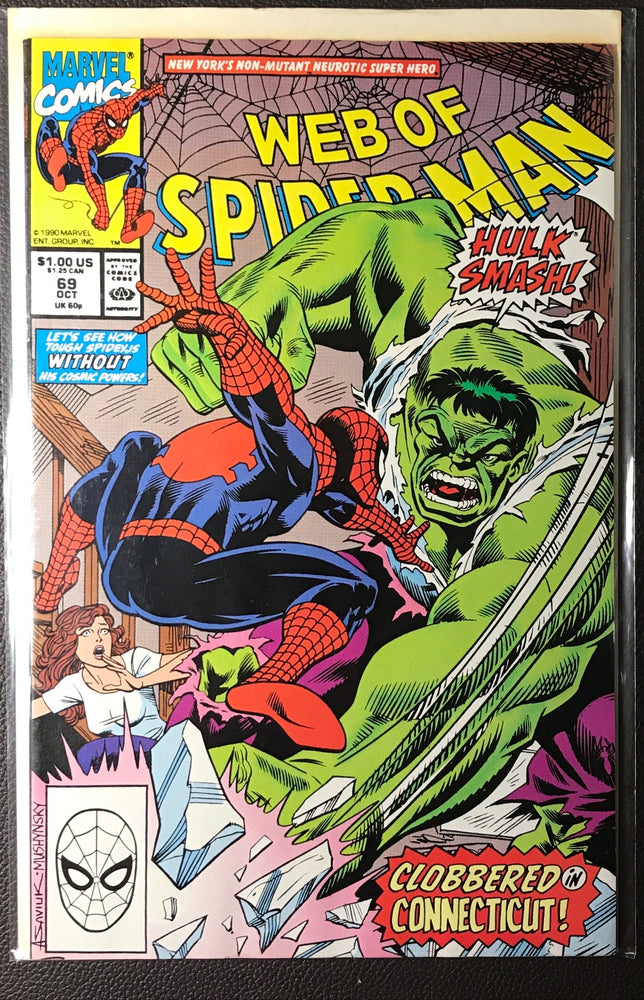 Web of Spider-Man # 69 NM- (9.2)