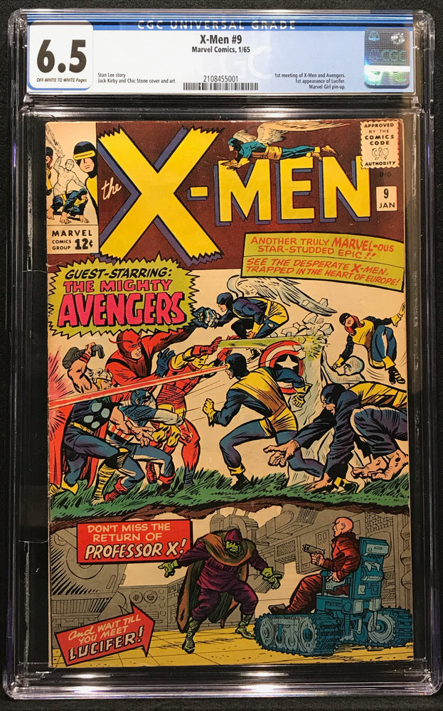 X-Men #  9 CGC 6.5