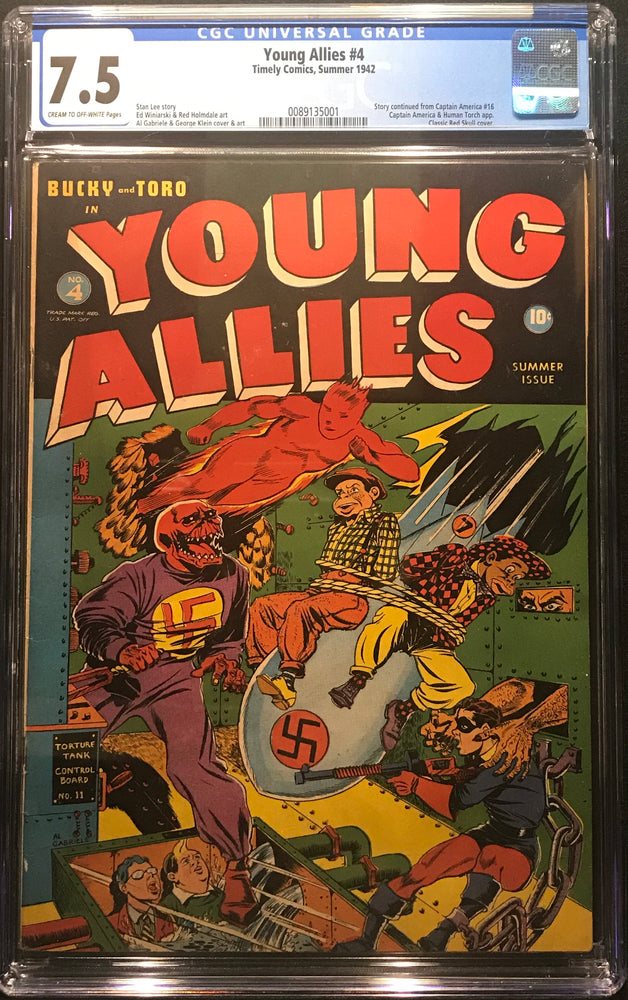 Young Allies #  4  CGC 7.5