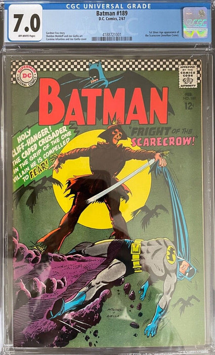 Batman #189 CGC 7.0