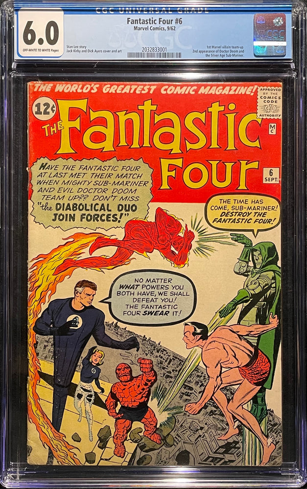 Fantastic Four #  6 CGC 6.0