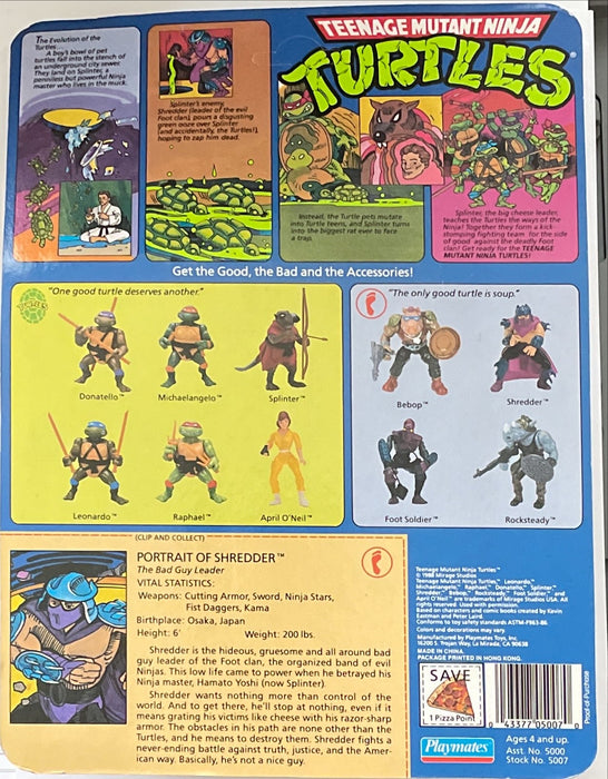 Playmate Teenage Mutant Ninja Turtles Shredder Series 1 (1988)