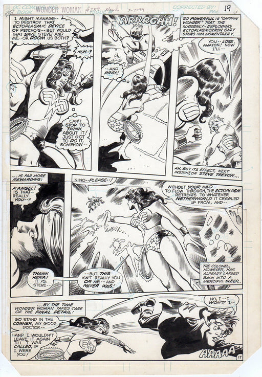 Gene Colan Wonder Woman #289 Story page 19 Original Art (1979)