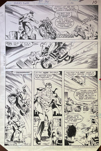 Larry Stroman World's Finest #317 Story Page 10 Original Art (1985)